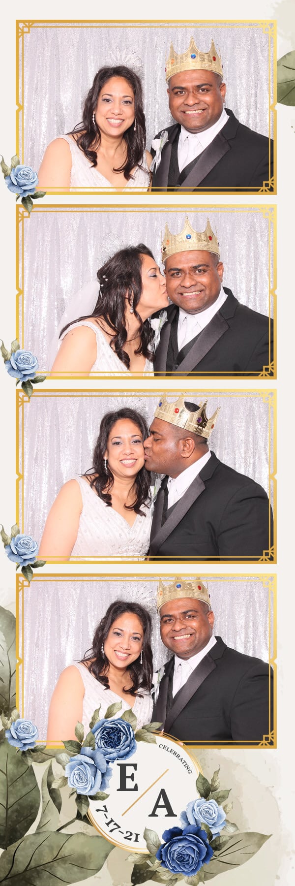 Couple in Photo from Wedding Booth Rental Overland KS